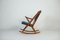 Rocking Chair en Teck par Frank Reenskaug pour Bramin, Danemark, 1960s 4