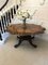 Antique Victorian Carved Burr Walnut Dining Table, 1850, Image 2