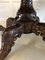 Antique Victorian Carved Burr Walnut Dining Table, 1850, Image 17