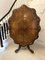 Antique Victorian Carved Burr Walnut Dining Table, 1850, Image 3
