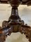 Antique Victorian Carved Burr Walnut Dining Table, 1850, Image 16