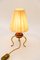 Table Lamp with Fabric Shade by Rupert Nikoll, Vienna, 1960s, Image 6