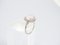 Bague Améthyste Rose et Diamants en Or Blanc 18k de Maison Mauboussin France, 1990s 10