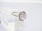 Pink Amethyst and Diamonds 18k White Gold Ring from Maison Mauboussin France, 1990s 18