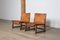 Riaza Chairs in Cognac Leather by Paco Muñoz for Darro Gallery, Spain, 1960s, Set of 2 11