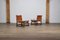 Riaza Stühle aus Cognacfarbenem Leder von Paco Muñoz für Darro Gallery, Spanien, 1960er, 2er Set 1