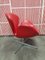 Sedia Swan con pelle rossa originale di Fritz Hansen, 2013, Immagine 4