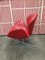 Swan Chair with Original Red Leather from Fritz Hansen, 2013, Image 8