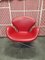 Chaise Swan avec Cuir Rouge Original de Fritz Hansen, 2013 7