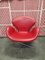 Swan Chair with Original Red Leather from Fritz Hansen, 2013 7