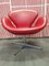 Sedia Swan con pelle rossa originale di Fritz Hansen, 2013, Immagine 1