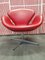 Silla Swan con cuero rojo original de Fritz Hansen, 2013, Imagen 1