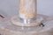Lámpara de mesa checa Art Déco de mármol y cromo, años 20, Imagen 7