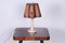 Lámpara de mesa checa Art Déco de mármol y cromo, años 20, Imagen 6