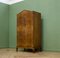 Vintage Art Deco Burr Walnut Compact Wardrobe, 1930s, Image 4