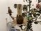 Lámpara de araña Tole con flores de porcelana, años 50, Imagen 5