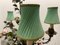 Lámpara de araña Tole con flores de porcelana, años 50, Imagen 8