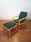 2254 Chair with Stool 2248 by Børge Mogensen for Fredericia, Set of 2 4