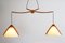 Domus Pila Twin Pendant Light Hanging Lamp, 1970s, Image 2