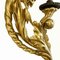 Wall Lights in Gilded Wood and Cornucopia Floral Carving, 1700s, Set of 2, Image 4