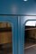 Display Cabinet Painted in Blue, 1920s 10