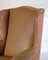 Chesterfield High Flap Chair in Brown Leather, 1920s 6