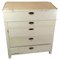 Chest of Drawers Painted White, 1890s 1