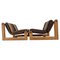 Fauteuils Mid-Century en Pin, Danemark, 1960s, Set de 2 1