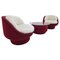 Lounge Chairs and Coffee Table, France, 1970s, Set of 3, Image 1