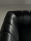 Black Leather Sofa from Joris, Image 4