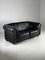 Black Leather Sofa from Joris 1