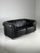 Black Leather Sofa from Joris, Image 1