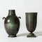 Moderne skandinavische Vase aus Bronze von GAB, 1930er 7