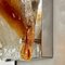 Lámpara de pared de cristal de Murano de Toni Zuccheri para Mazzega, años 70, Imagen 13