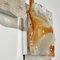 Lámpara de pared de cristal de Murano de Toni Zuccheri para Mazzega, años 70, Imagen 9