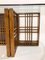 Mesa de comedor italiana Mid-Century moderna de madera y vidrio, años 60, Imagen 7
