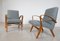 Mid-Century Modern Armchairs, Czech Republic, 1950s, Set of 2 2