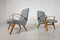 Mid-Century Modern Armchairs, Czech Republic, 1950s, Set of 2 4