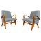 Fauteuils Mid-Century Modernes, République Tchèque, 1950s, Set de 2 1