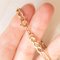 Vintage Figaro Link Bracelet in 9 Karat Yellow Gold 4