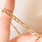 Vintage Figaro Gliederarmband aus 9 Karat Gelbgold 7