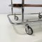 Italian Mid-Century Modern Wood and Metal Cart with Double Shelf, 1940s 16