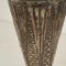 Handmade Art Deco Vase in Patinated Silver Plate, 1930s 7