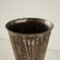 Handmade Art Deco Vase in Patinated Silver Plate, 1930s 6
