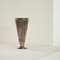 Handmade Art Deco Vase in Patinated Silver Plate, 1930s 4