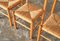 Sedie rustiche in stile chalet in pino e giunco di Vico Magistretti, anni '60, set di 6, Immagine 5