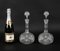 Antique Etched Glass Decanters and Stoppers, 19th Century, Set of 2 8