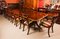 Regency Revival Crossbanded Dining Table, 1980s 2