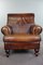 Vintage Sheepskin Leather Armchair 3