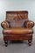 Vintage Sheepskin Leather Armchair, Image 3